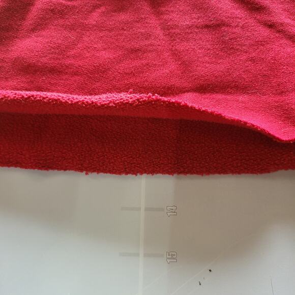 Washington State Cougars WSU Cropped Hoodie Sweatshirt Womens XL Red Adidas Gym - Picture 9 of 9